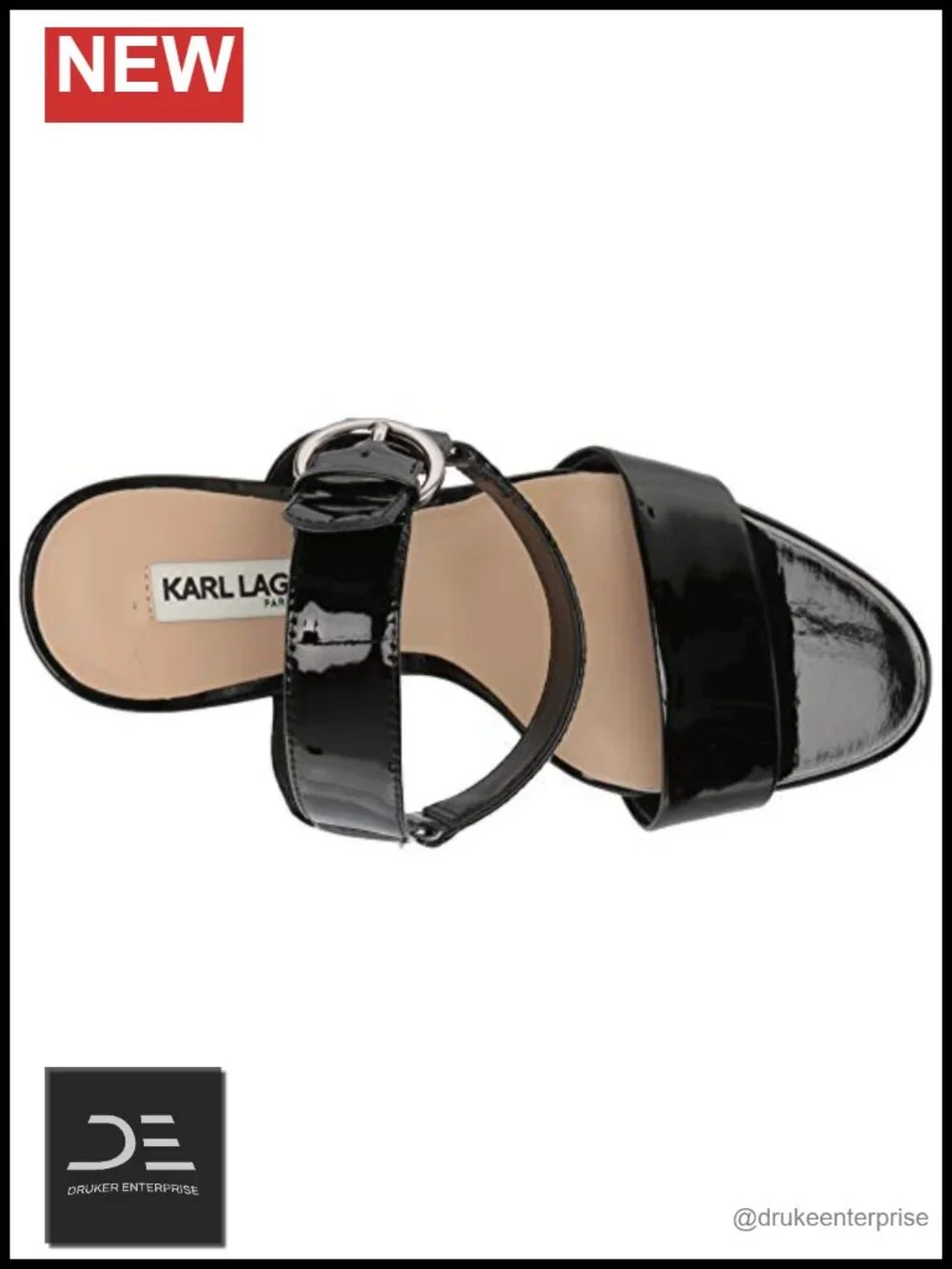Faux Leather Ankle Strap Platform Heeled Sandals Open Toe Buckle Wedding